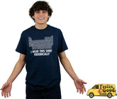 I Wear This Shirt Periodically Graphic Science Chemistry Teacher Funny T Shirt